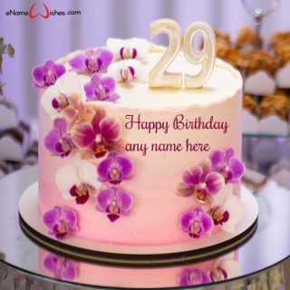 themed birthday cake for girl with custom name