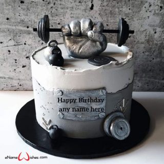 unique birthday cake for him with name