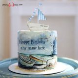 virtual happy birthday cake with name create online free