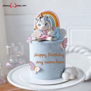 write name on birthday cake for girl with name editor online