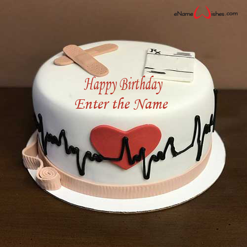 Medical Birthday Name Wish Cake Enamewishes