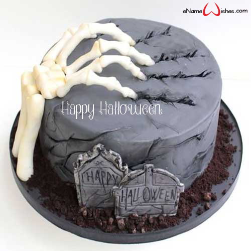 Amazing Halloween Wish Name Cake - Name Birthday Cakes - Write Name on ...