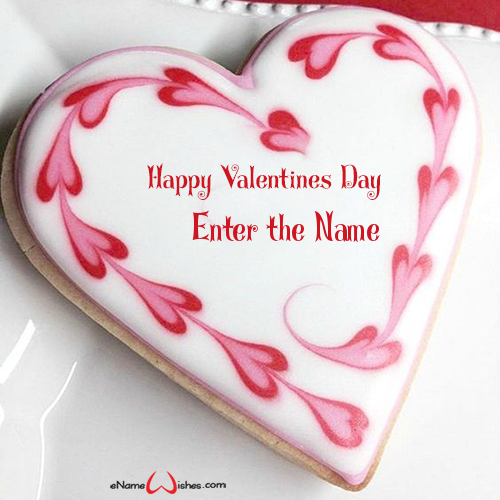 Valentine Day Cake Name Edit Enamewishes