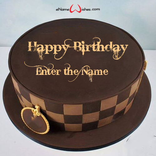 Chocolate Cake For Birthday With Name Enamewishes