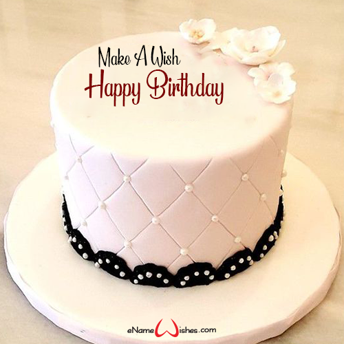 Make a Wish Birthday Cake with Name - Name Birthday Cakes - Write Name ...