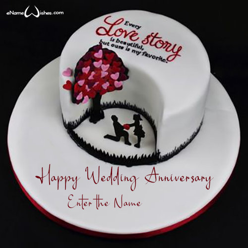 Featured image of post Easiest Way to Make Happy Marriage Name Edit 25Th Anniversary Cake With Name