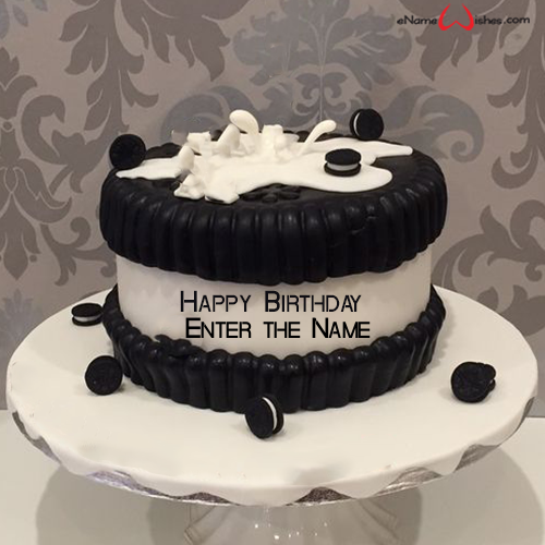 Oreo Birthday Cake Ideas With Name Enamewishes