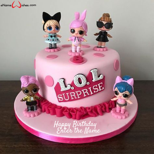 Lol Dolls Birthday Cake With Name Enamewishes