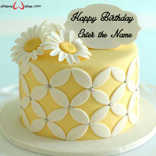 Best Birthday Greetings Name Cake Enamewishes