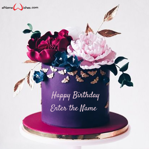 Classy Birthday Cake Image With Name Enamewishes