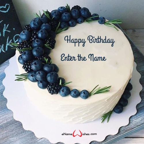 Happy Birthday Cake Name Editing Online Enamewishes