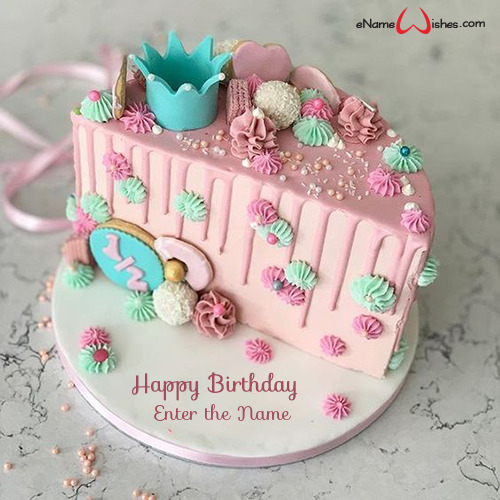 Half Year Birthday Cake For Baby Girl Online With Name Best Wishes Birthday Wishes With Name