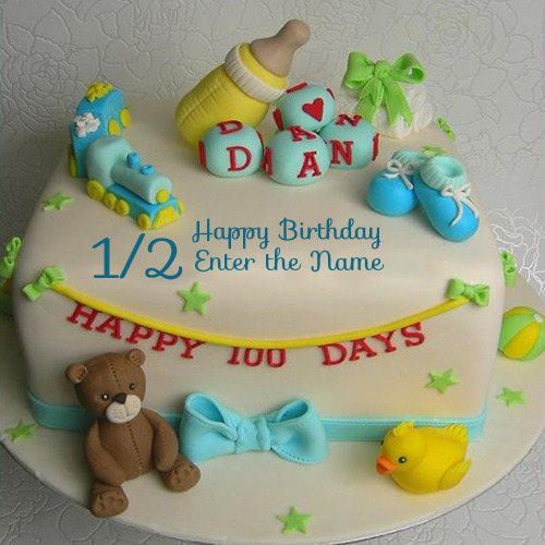 6 Month Birthday Cake For Baby Boy Best Wishes Birthday Wishes With Name