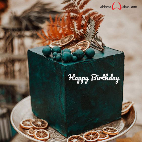 Trendy Birthday Cake for Men with Name Edit - Name Birthday Cakes ...