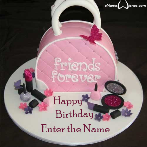 Beautiful Purse Birthday Name Cake Enamewishes