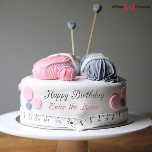 knit cake